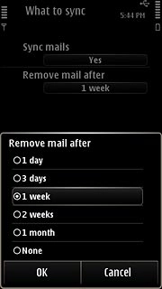 Press the required period.