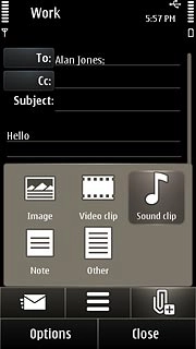 Press the required file type.