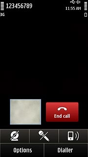 To turn the camera on or off:Press the camera icon.Depending on the current setting, the camera is turned on or off.