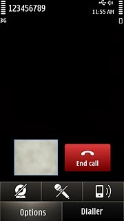 Press End call to end the call.