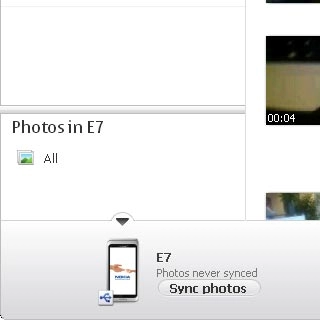 Select Sync photos.