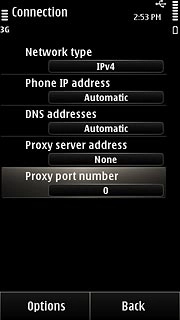 Press Proxy port number.Key in 8080 