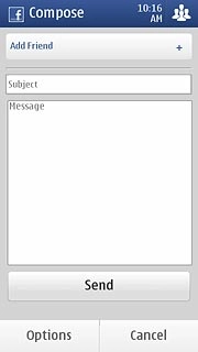 Press Add Friend.Follow the instructions on the display to add a recipient.
