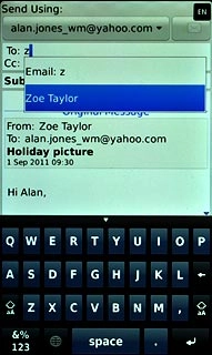 Press the required contact.