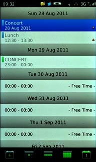 Press the required appointment to view the appointment details.
