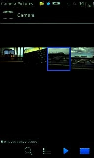 Press and hold the required file until a pop-up menu is displayed.