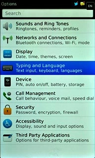 Press Typing and Language.