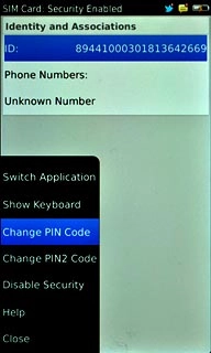 Press Change PIN Code.