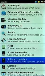 Press Software Updates.