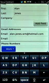 Press the drop down list below Phone Numbers.