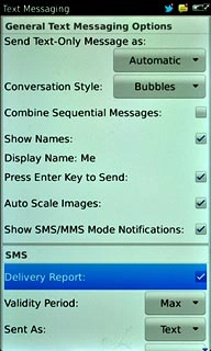 When the box next to the menu item is ticked (V), the function is turned on.