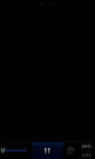Press the pause icon to stop the video recorder.