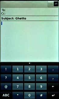 Press the required number or the required symbol.