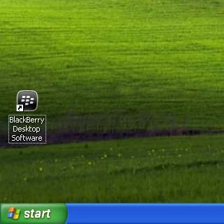 Start the program BlackBerry Desktop Software on your computer.