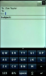 Press the field next to Cc or To and key in the required email address.