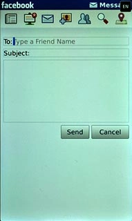 Press the field next to To.Key in the name of the recipient.