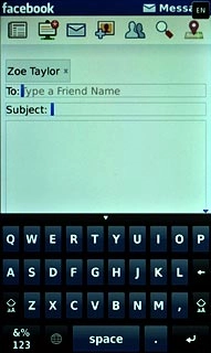 Press the field next to Subject and key in the required subject.