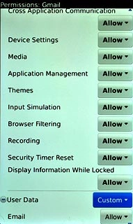 Press the drop down list next to User Data.