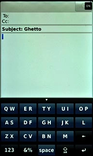 To key in numbers or symbols:Press 123 or &%.