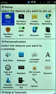 Press Email Accounts.