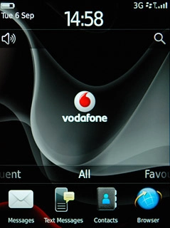 The signal strength icon shows the strength of the network signal at your location. The more lines, the stronger the signal.