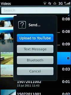 Upload to YouTube, go to 3c.