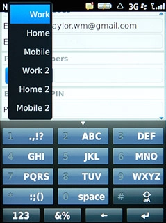 Press the required number type.