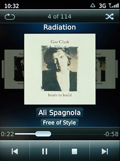 To go to the previous audio file:Press arrow left twice.