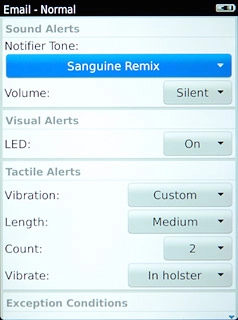 Press Notifier Tone.