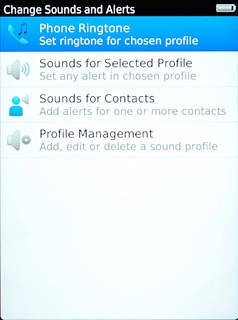 Press Phone Ringtone.