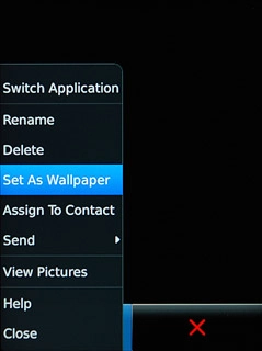 Press Set As Wallpaper.