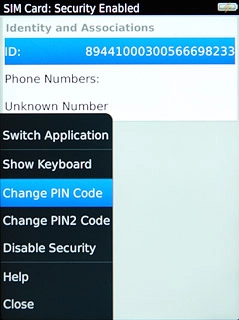 Press Change PIN Code.