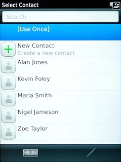 Press [Use Once].Key in +61414121121 