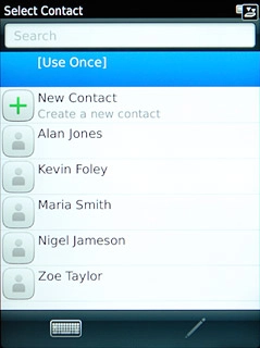 Press [Use Once].Key in +61414121121 