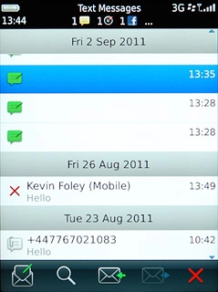 Press the new message icon.