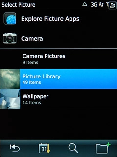 Press the required folder.