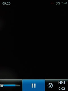 Press the pause icon to stop the video recorder.