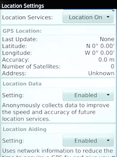 Press one of the following options:Location Services, go to 2a.