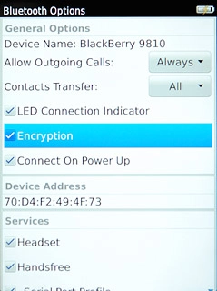 When the box next to the menu item is ticked (V), the function is turned on.