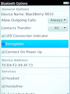 Press the menu item to turn the function on or off.