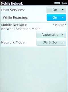 Press While Roaming.