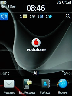 Press the profile icon.