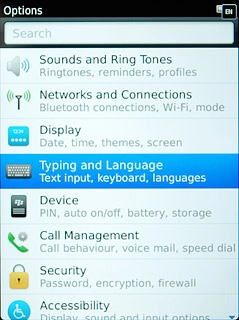 Press Typing and Language.