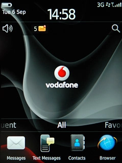 The email message icon shows that you've received a new email message.Further information:Read email message