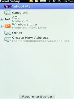 Press the required provider.