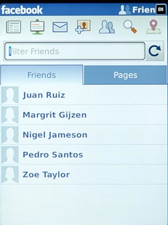 Press the required friend.