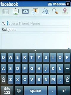 Press the field next to To.Key in the name of the recipient.
