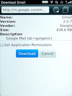 Press Set Application Permissions to turn on the function.