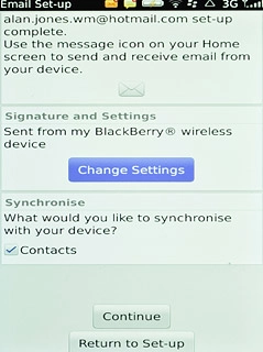Press Change Settings.