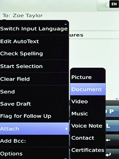 Press Document.Go to the required folder.